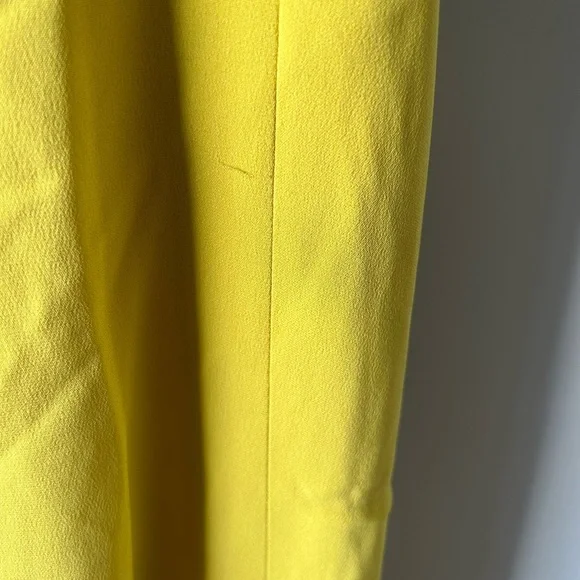Oscar de la Renta yellow maxi dress gown (AS IS) - Picture 9 of 12